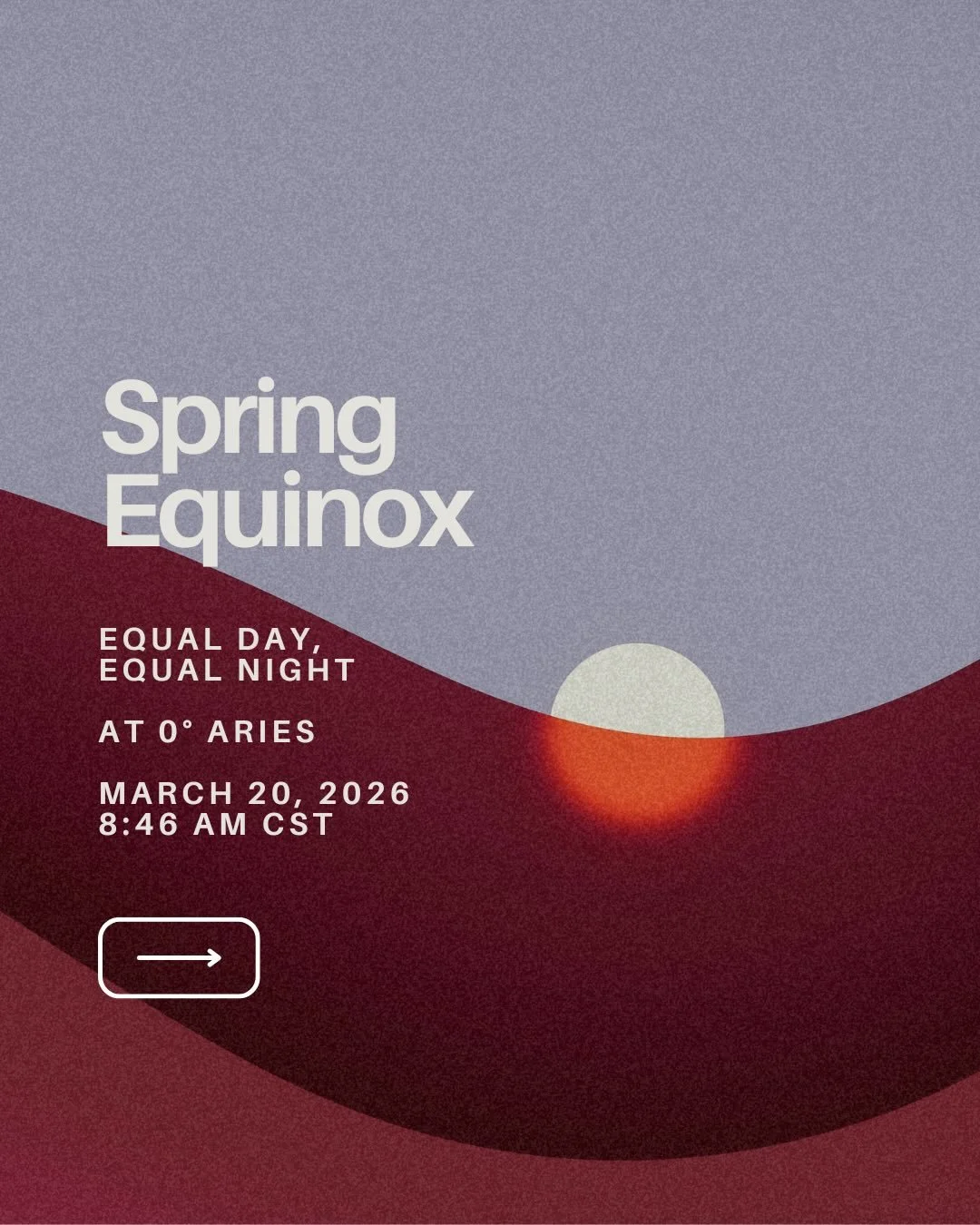 We made it, crawling out of the Piscean cave, the zero moment has come. 

Today in the morning, Mexico time, the equinox moment was there and with it, Aries was born through the cosmic birth canal of the ascendant. 

Happy New Year, everyone. Take it