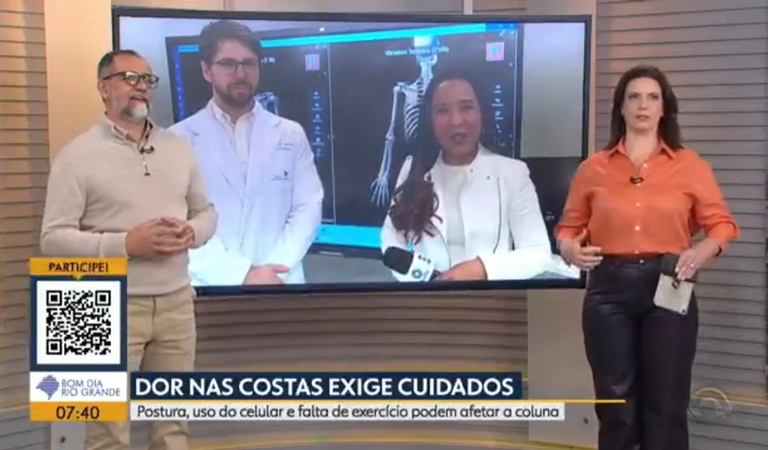Dor nas costas: Dr. Tobias Ludwig explica como cuidar da coluna no Bom Dia Rio Grande