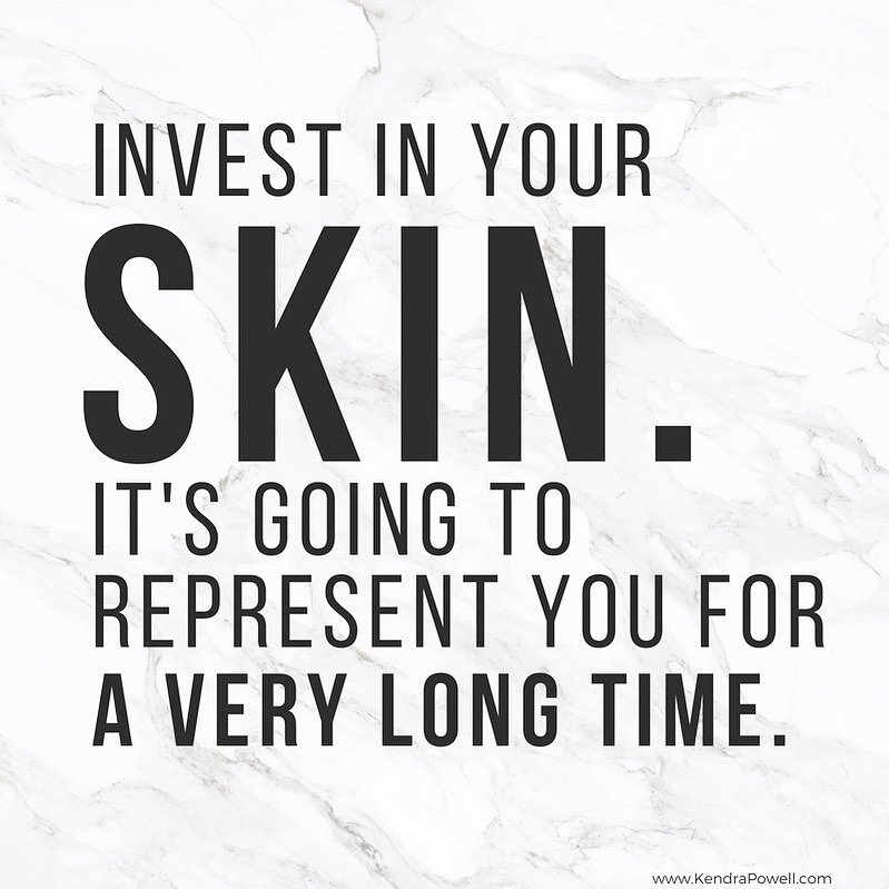 Invest in your skin; invest in yourself 💕