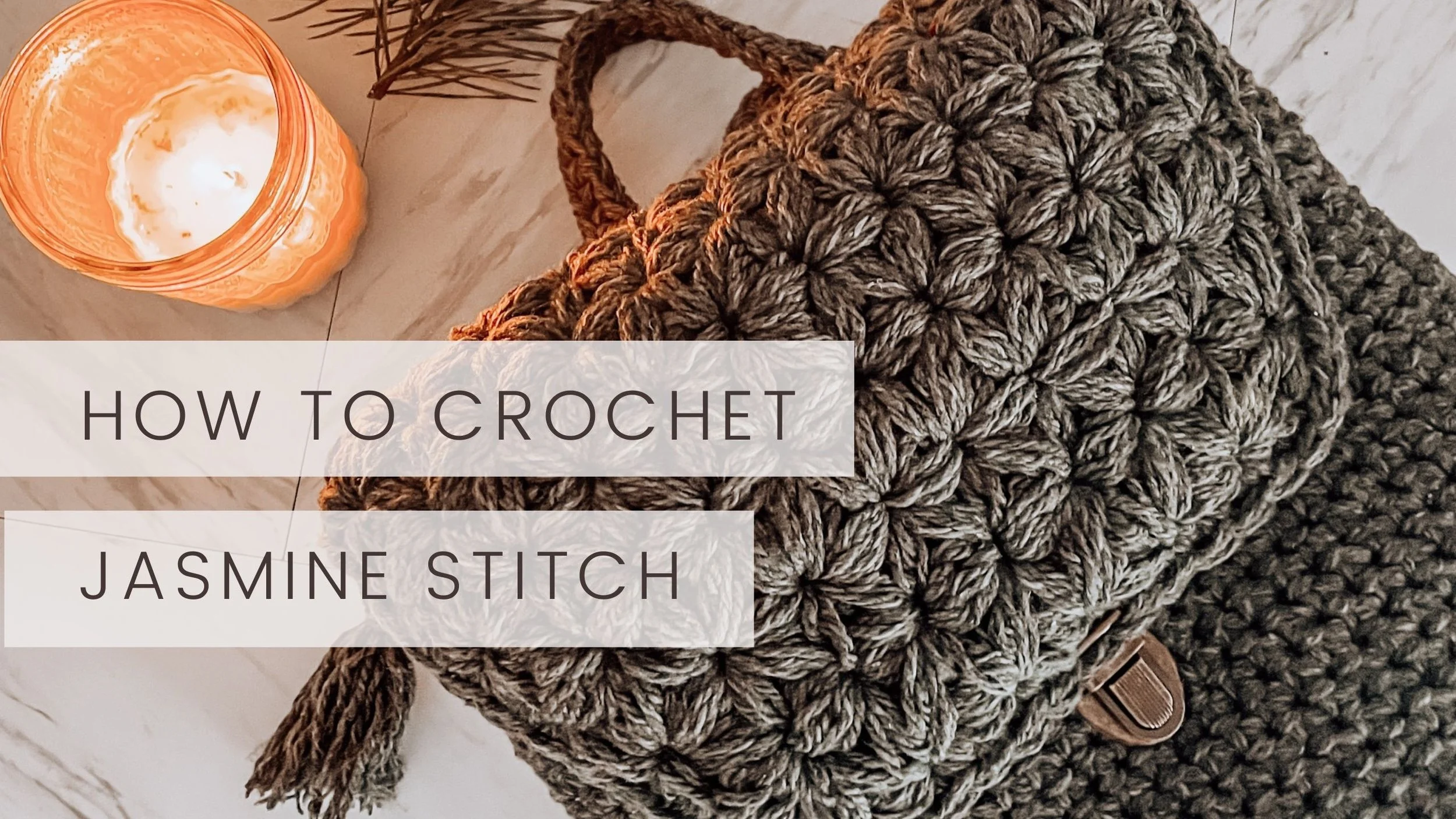 How to Crochet the Jasmine Stitch — bags by bento