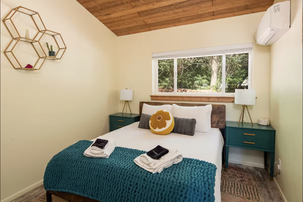 Rooted & Radiant | Orchard House: Single Occupancy Private Queen Bed with Shared Bath