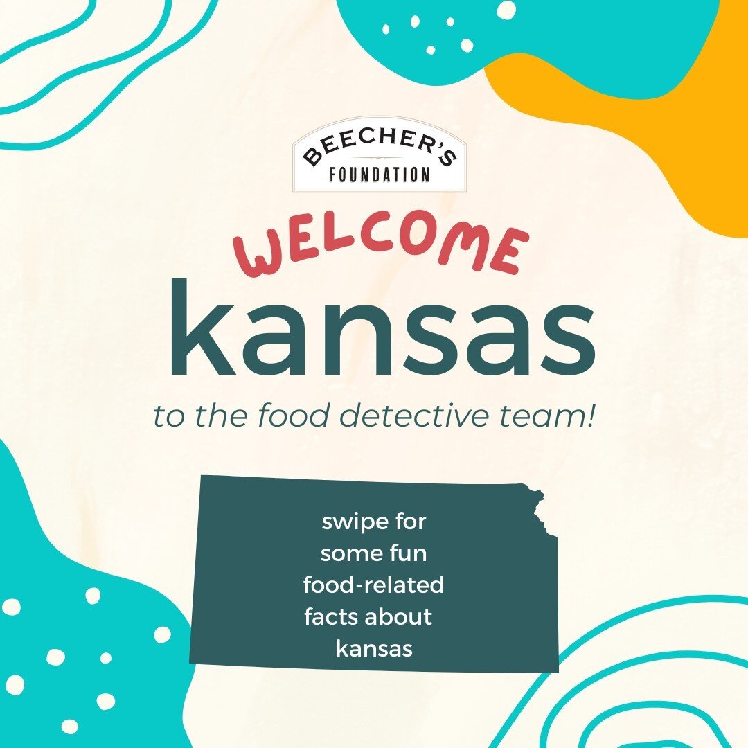 Over the last month, we've welcomed seven new states to our food detectives team -- the latest addition being #Kansas! In celebration, we have some fun food facts. Scroll through to find out what topping used to be banned from cherry pie in Kansas.

