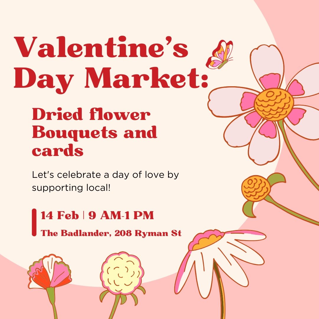 Hard to believe it&rsquo;s already almost February! This Valentine&rsquo;s Day, I&rsquo;m leaning into seasonality, sustainability, and keeping it local! 💕

I&rsquo;ll be bringing dried flower bouquets (large + small) and cards to the @clarkforkrive