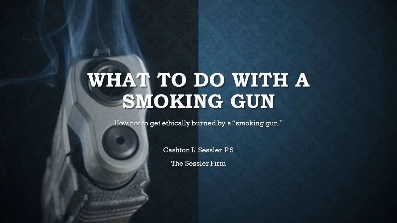What to do with a Smoking Gun.jpg