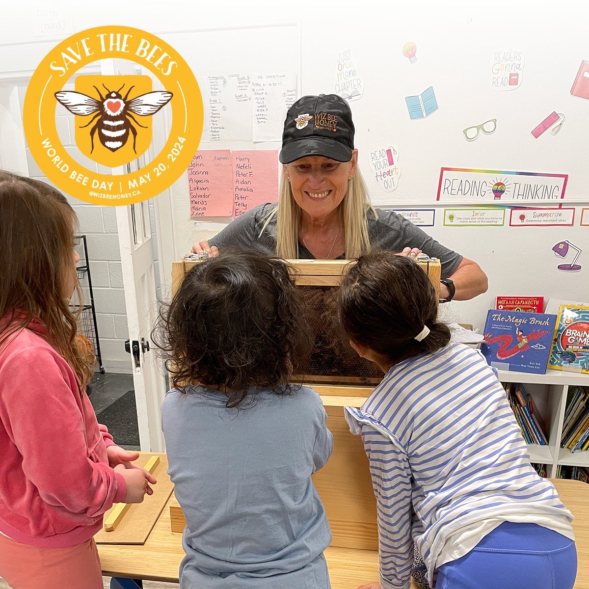 It's World Bee Day! This year&rsquo;s World Bee Day theme is &quot;Bee engaged with Youth.&quot; 👦🧒🏽👧🏾 I am so happy to be able to to do just that with my education sessions. So far this year I have taught kids as young as three, all the way up 