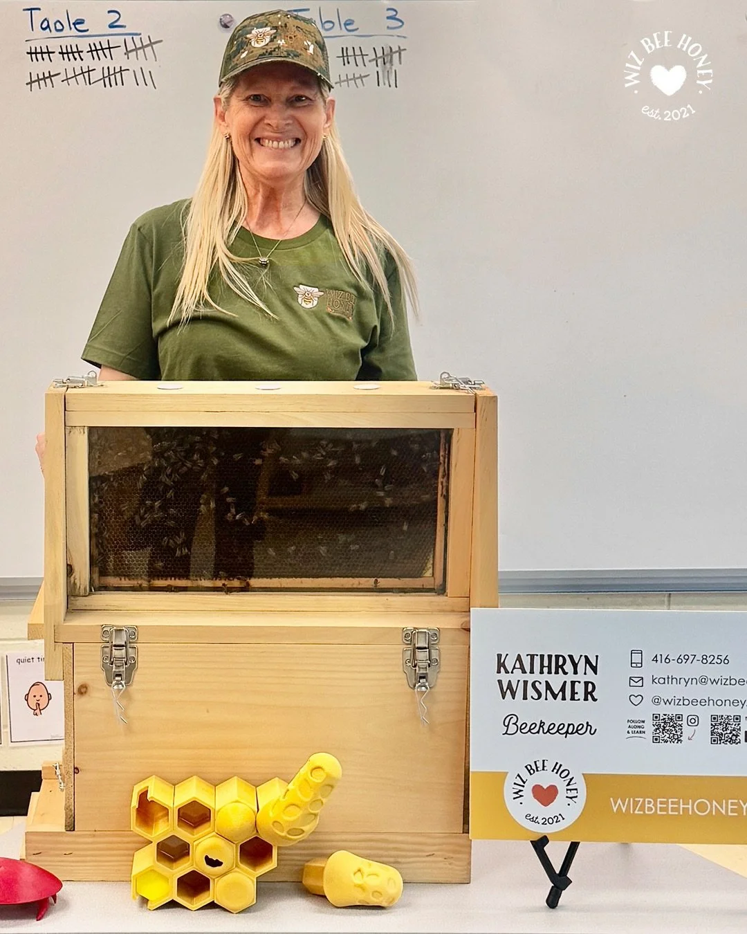 Spring is coming and that means I&rsquo;ll be back in classrooms educating little ones with my observation hive! 🐝 

Are you an elementary school teacher in Durham region, or do you know an elementary school teacher, who would like to have me in to 