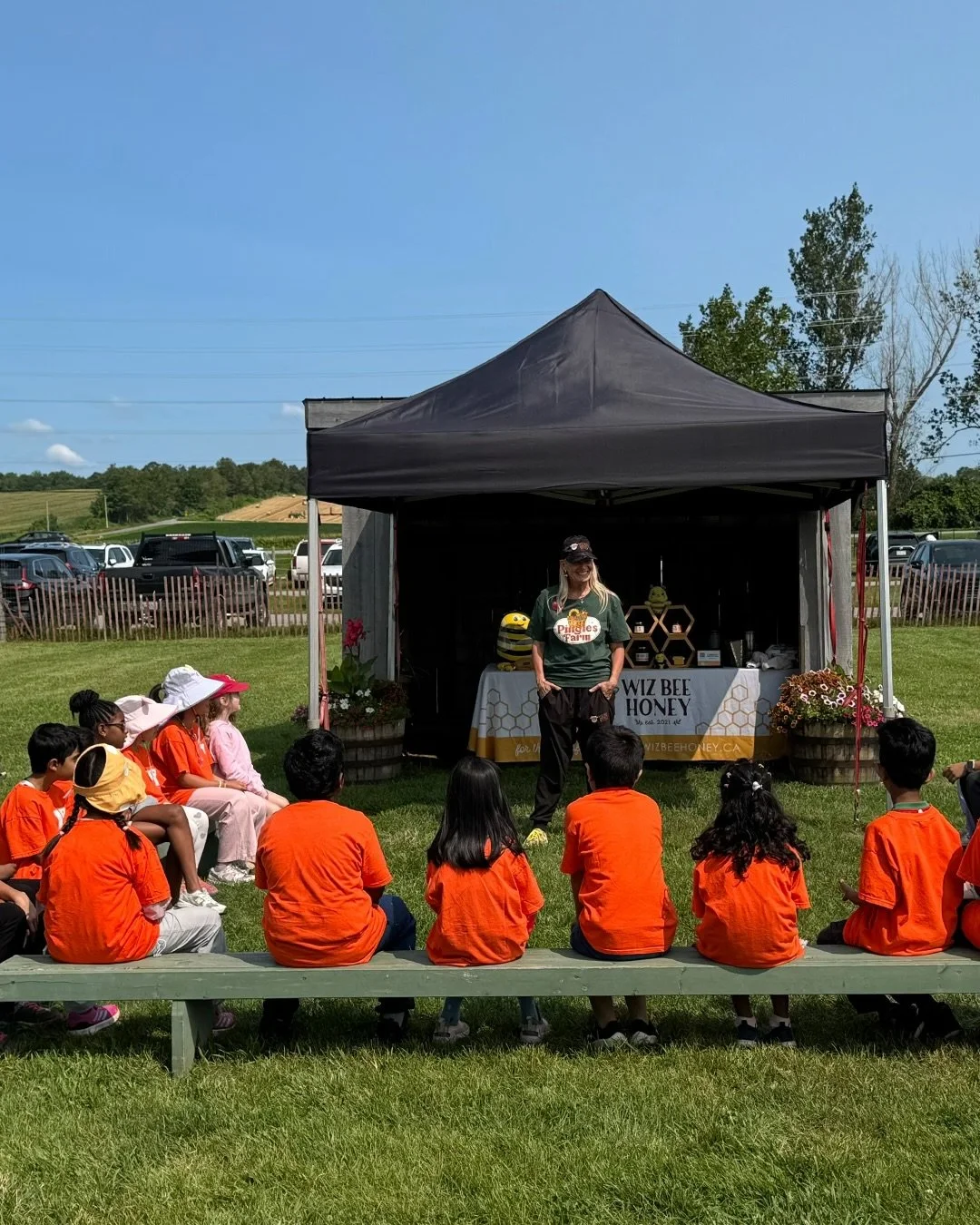That&rsquo;s a wrap on Summer camps at Pingle&rsquo;s Farm Market! It&rsquo;s been another great Summer of teaching about bees. 🐝💛 Happy back to school to all the kids headed back! (And to the parents 😂) 
.
.
.
.
.
#summercamp #wizbeehoneyca #ping