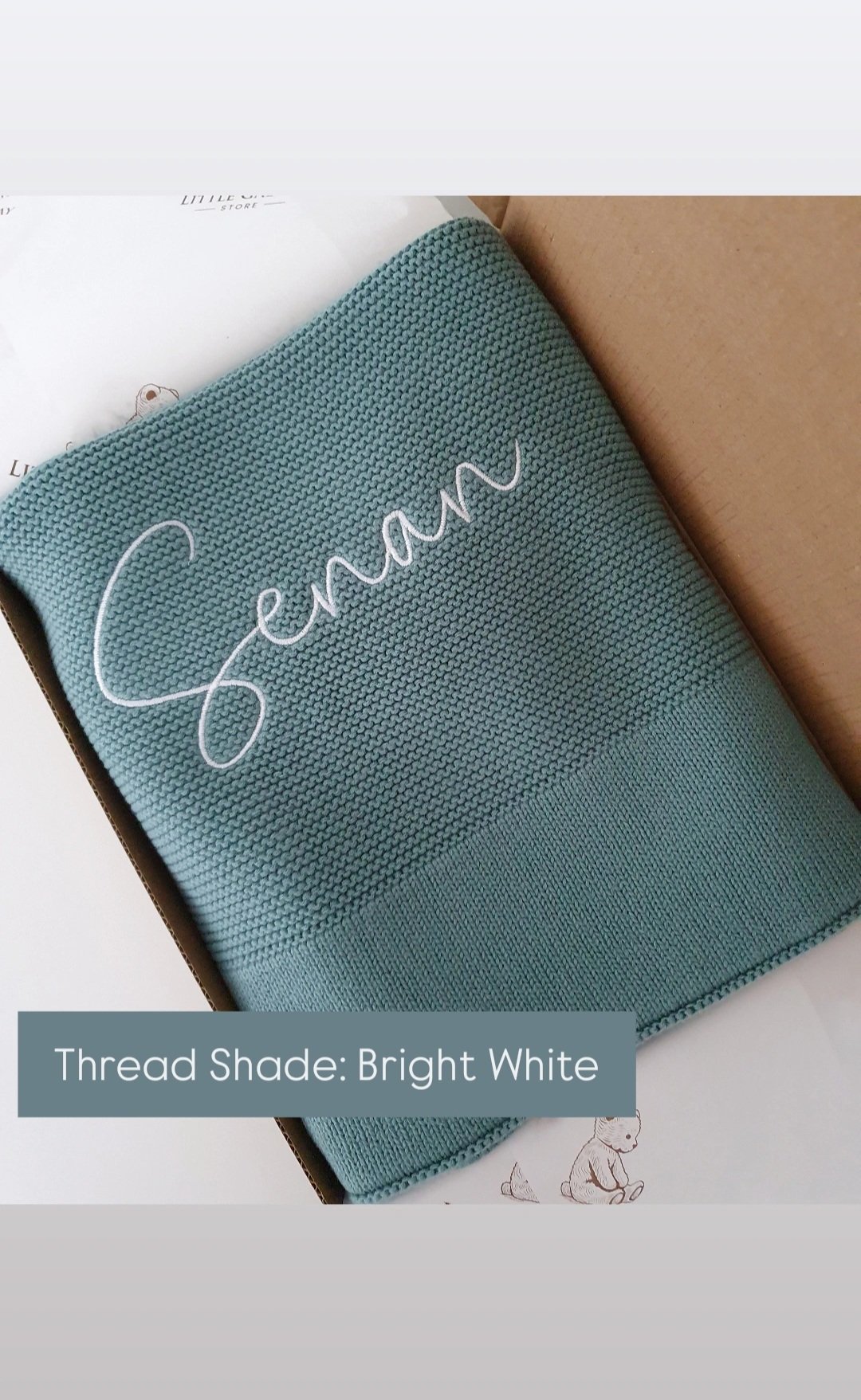 Personalised Baby Blanket Ireland. Hospital bag essential. Baby gift