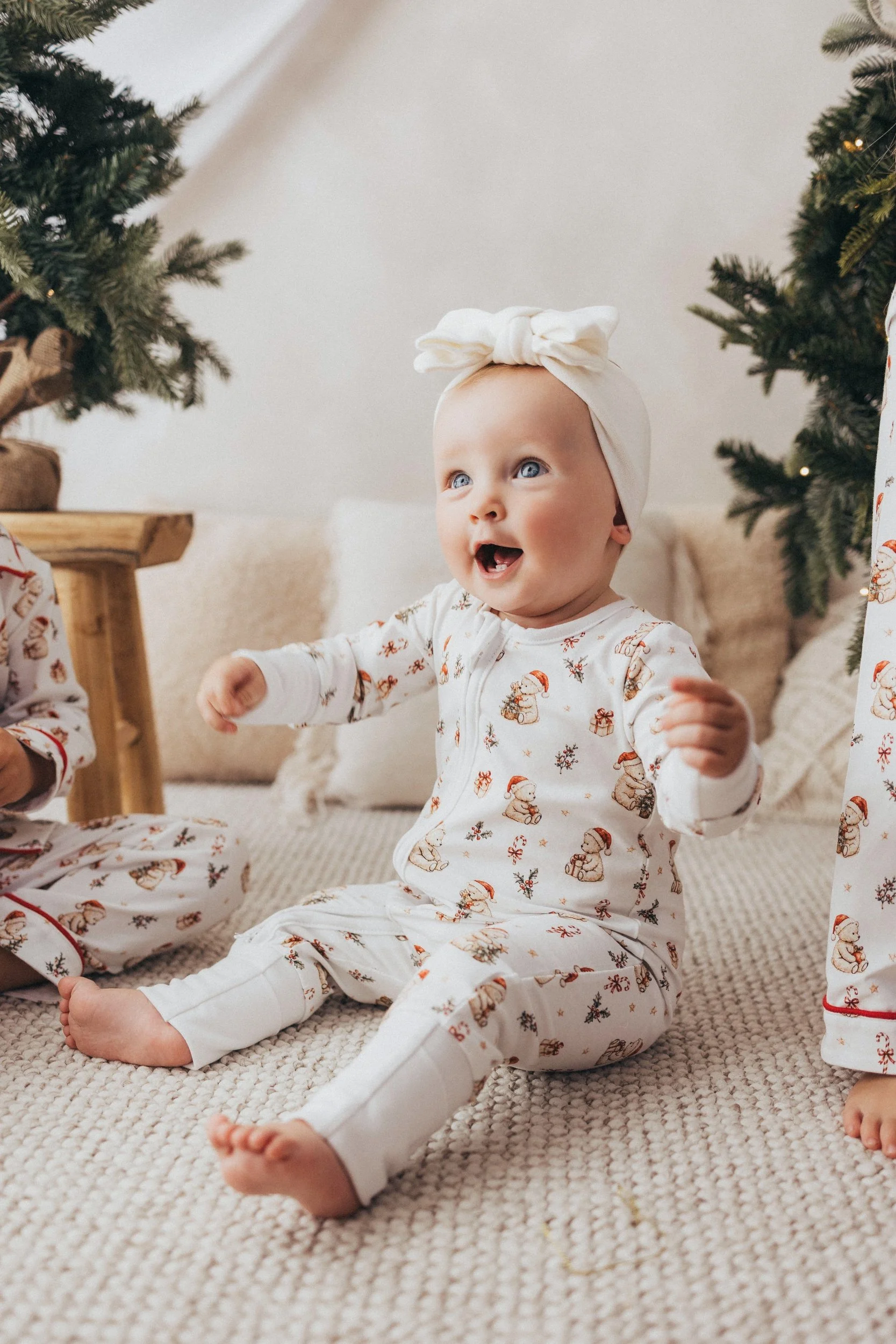 Little Bear Christmas Baby Sleepsuit - PRE ORDER