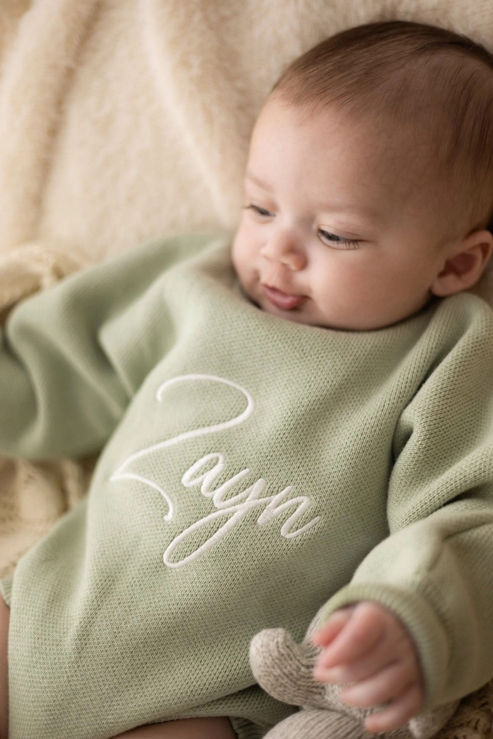 Sage Green Personalised Romper, Galway, Ireland