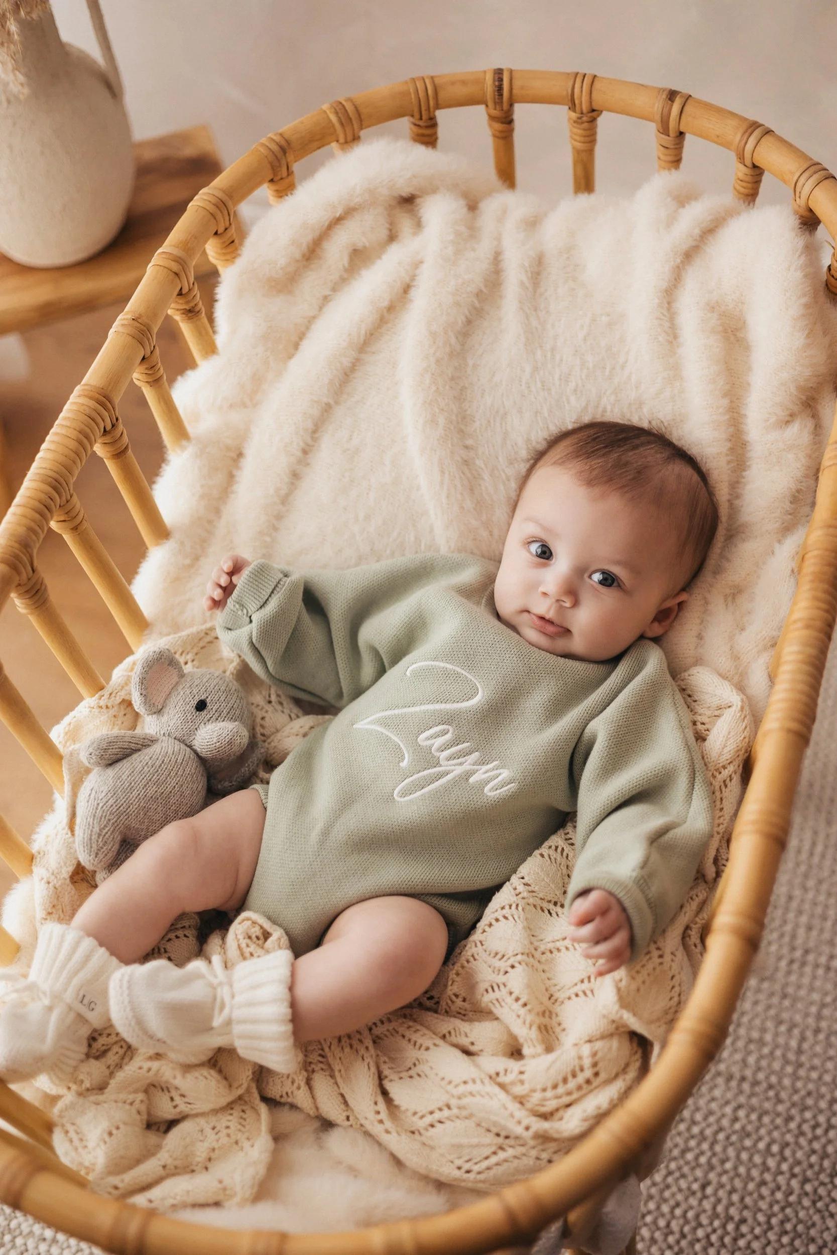 Sage Green Personalised Romper, Galway, Ireland