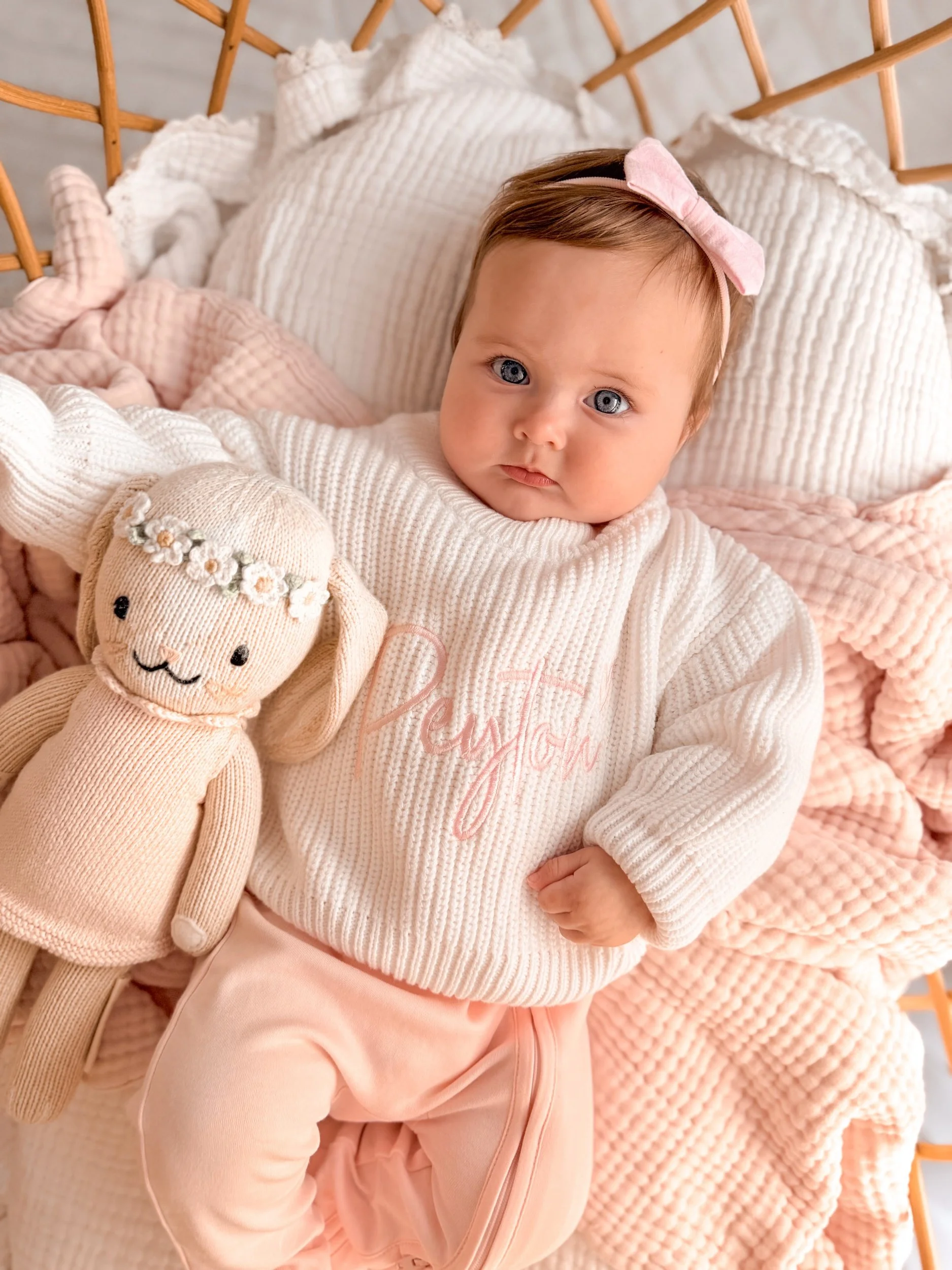 Chunky Knit Cotton Jumper - Pearl