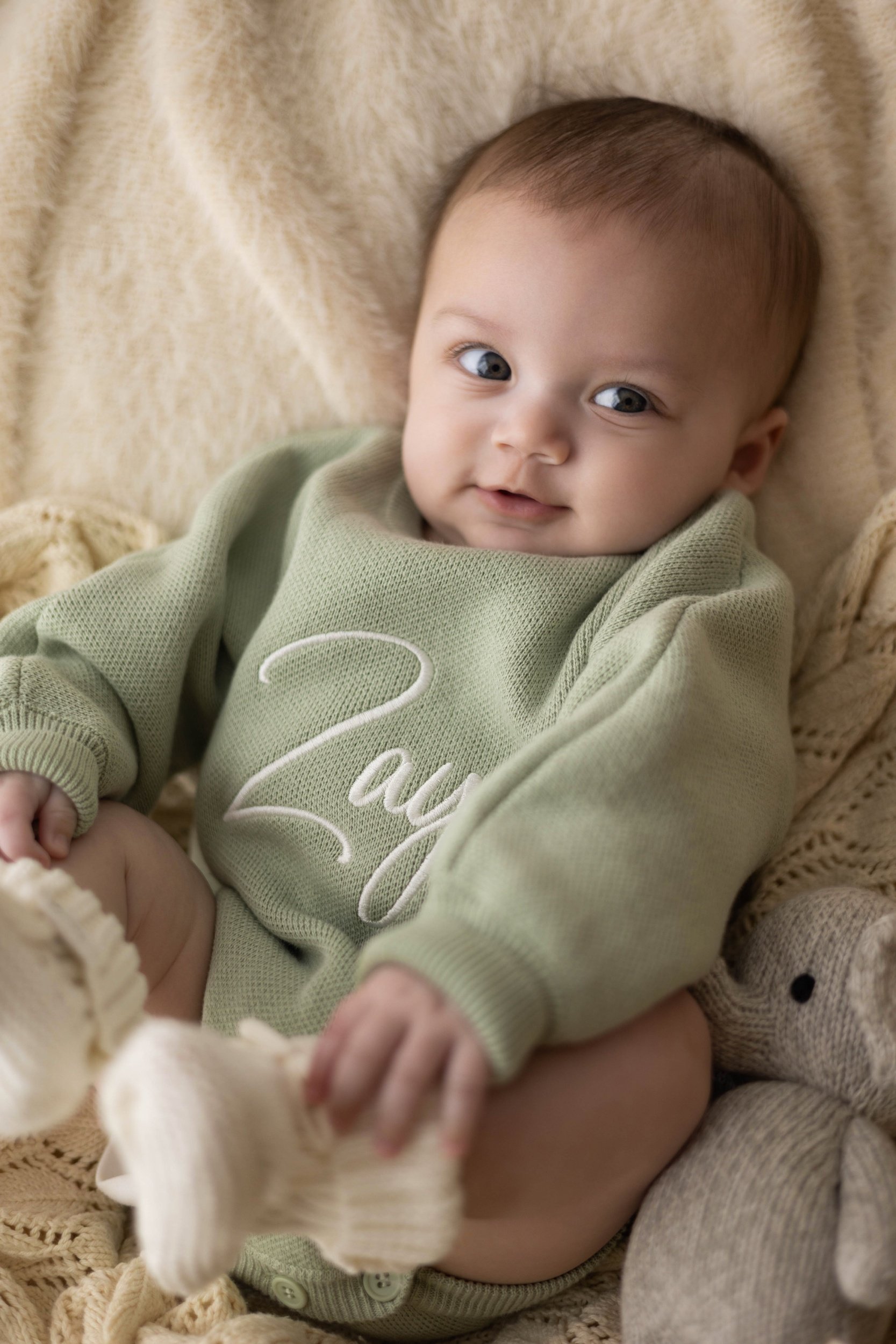Sage Green Personalised Romper, Galway, Ireland