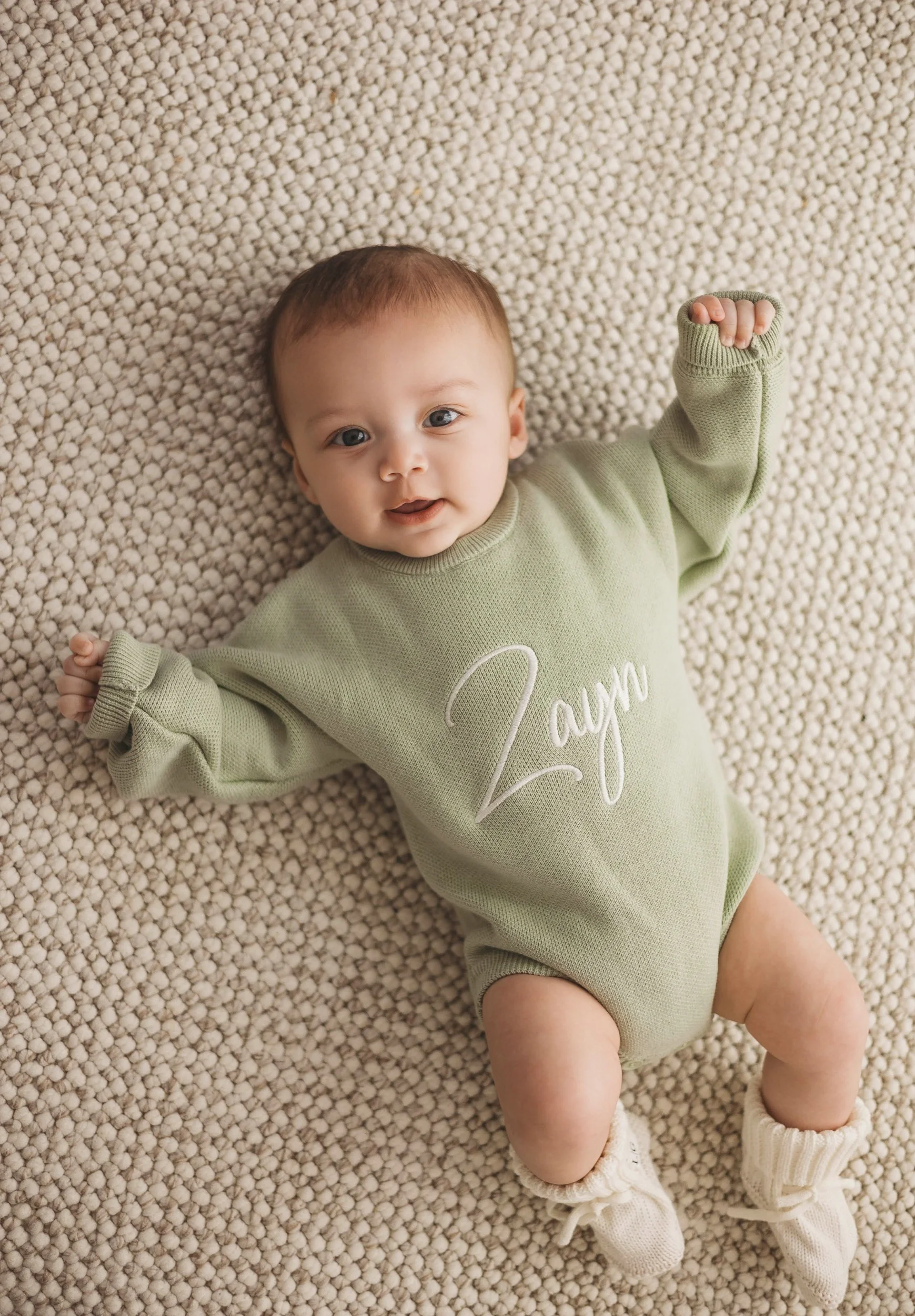 Sage Green Personalised Romper, Galway, Ireland