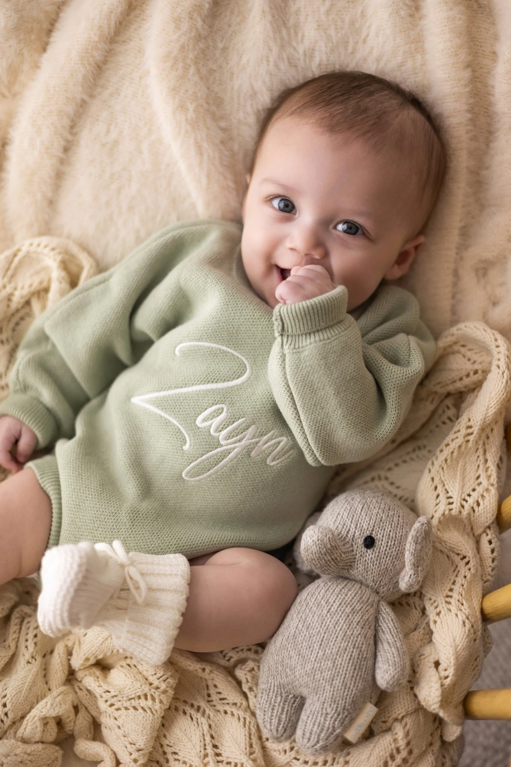 Sage Green Personalised Romper, Galway, Ireland