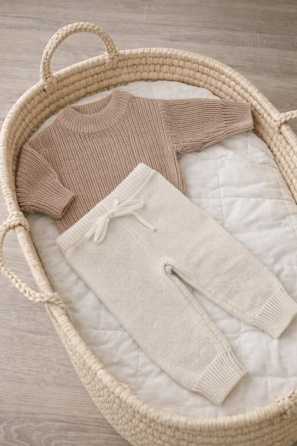 Pearl Cotton Knit Pants