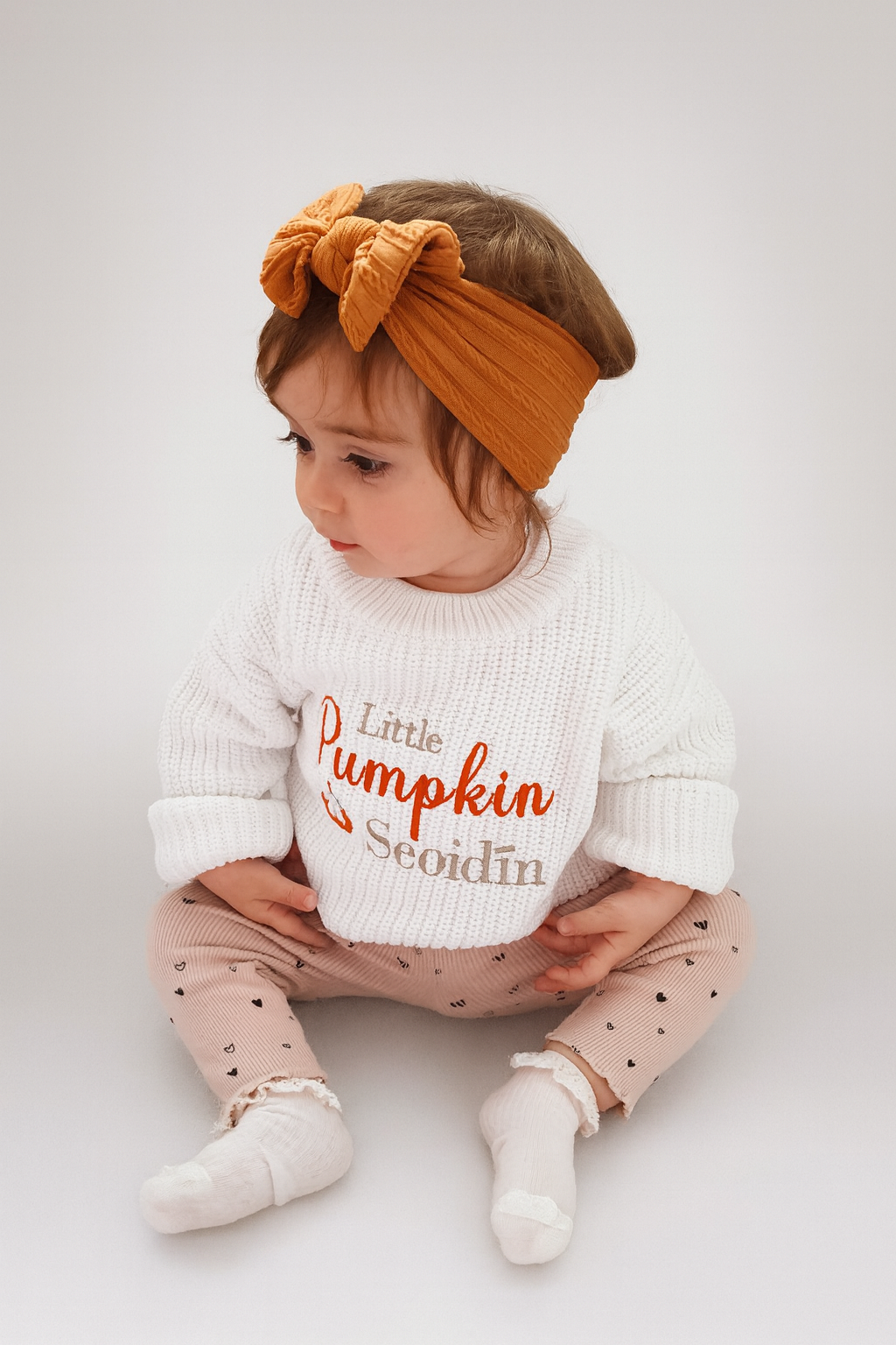 Little Pumpkin Personalised Halloween Jumper