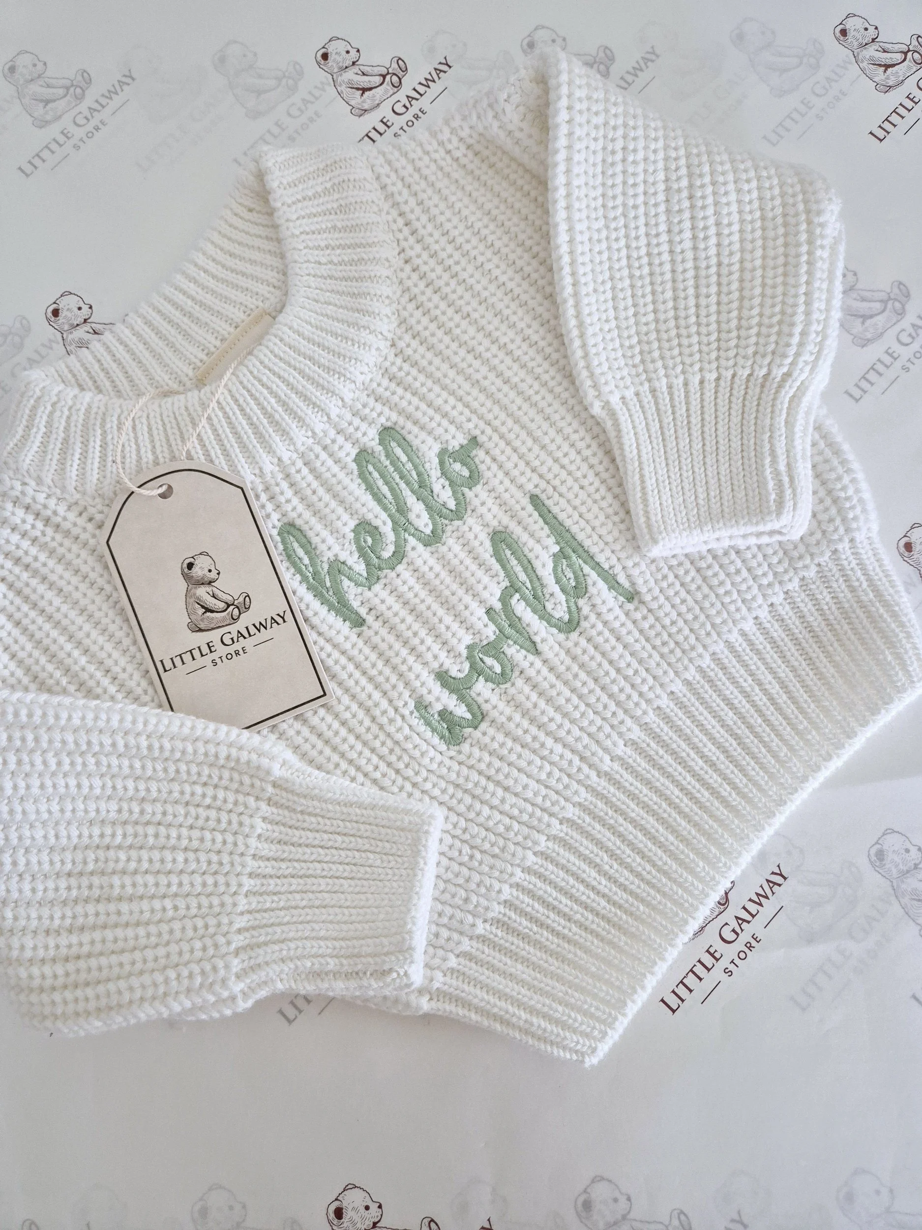 Personalised Knit Jumper, Ireland