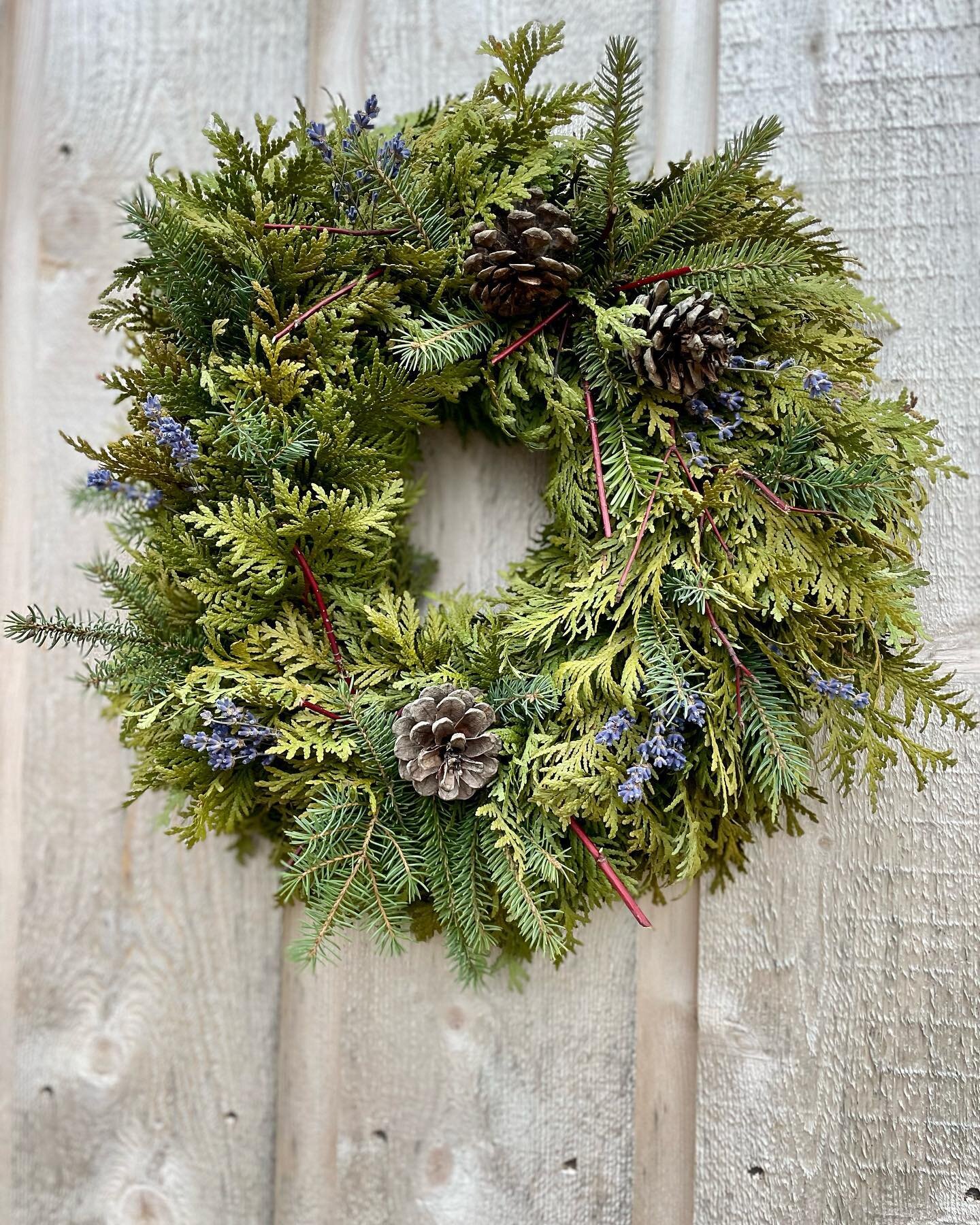 Hey Manitoulin! We&rsquo;ve got something special for you 🥰 Introducing our handmade, all-natural holiday wreaths, made to order with love from the Farmstead.

Infused with the gentle scent of dried lavender or without &mdash; we&rsquo;ve got you co