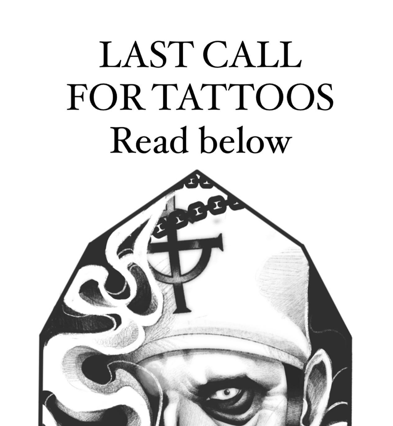 Hey everyone it is with a heavy heart I say that I am leaving NY. NY and bullseye have been a warm home to me  and will always have a place in my heart. However come July, I will be leaving, so this is a last call for tattoos in NY. Anyone who needs 