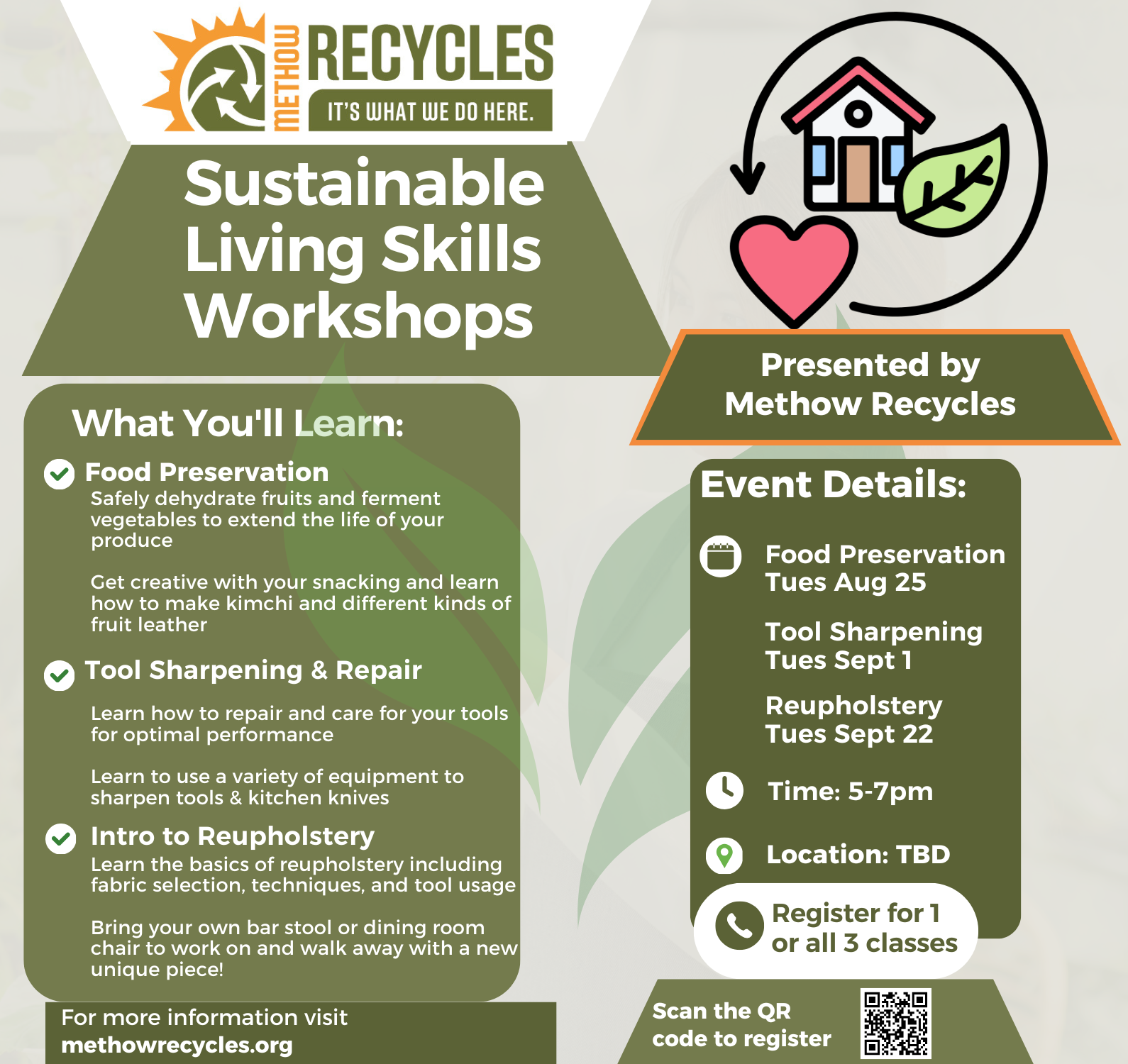 Sustainable Living Skills Workshops