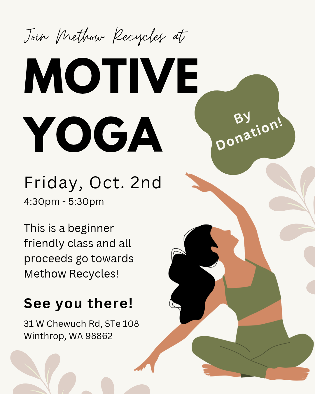 Yoga with Methow Recycles