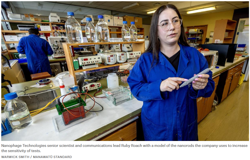 Nanophage in the news: Nanorods illuminate disease detection