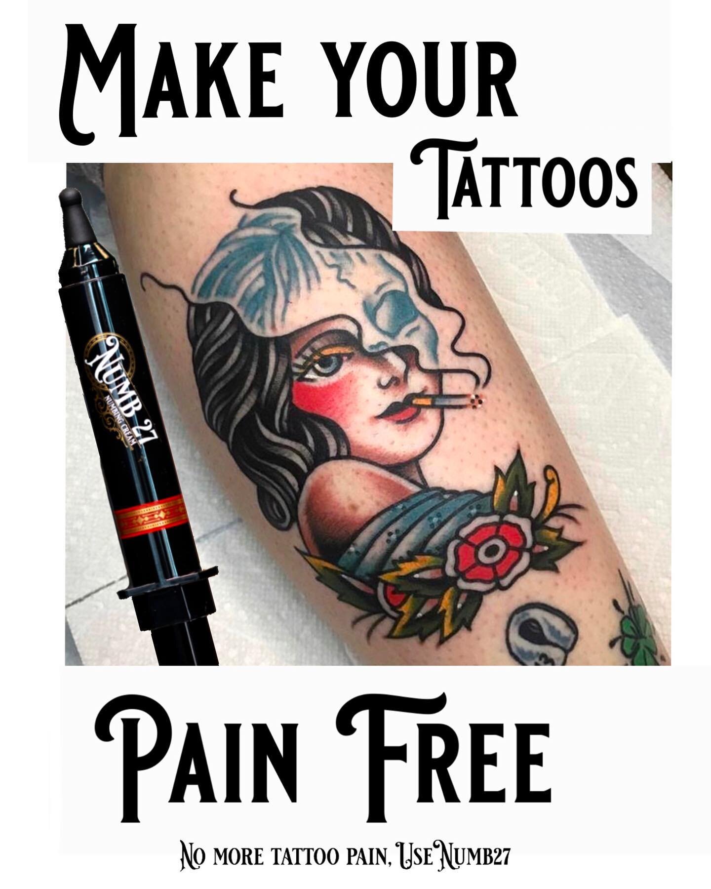 Numb27 Tattoo Numbing Cream Prides itself by being the highest quality professional grade Tattoo Numbing cream you can buy!!! We want your tattoo experience to be as clean and nice as this tattoo 😉

Go order on Numb27.com

#numb27 #numbingcream #tat