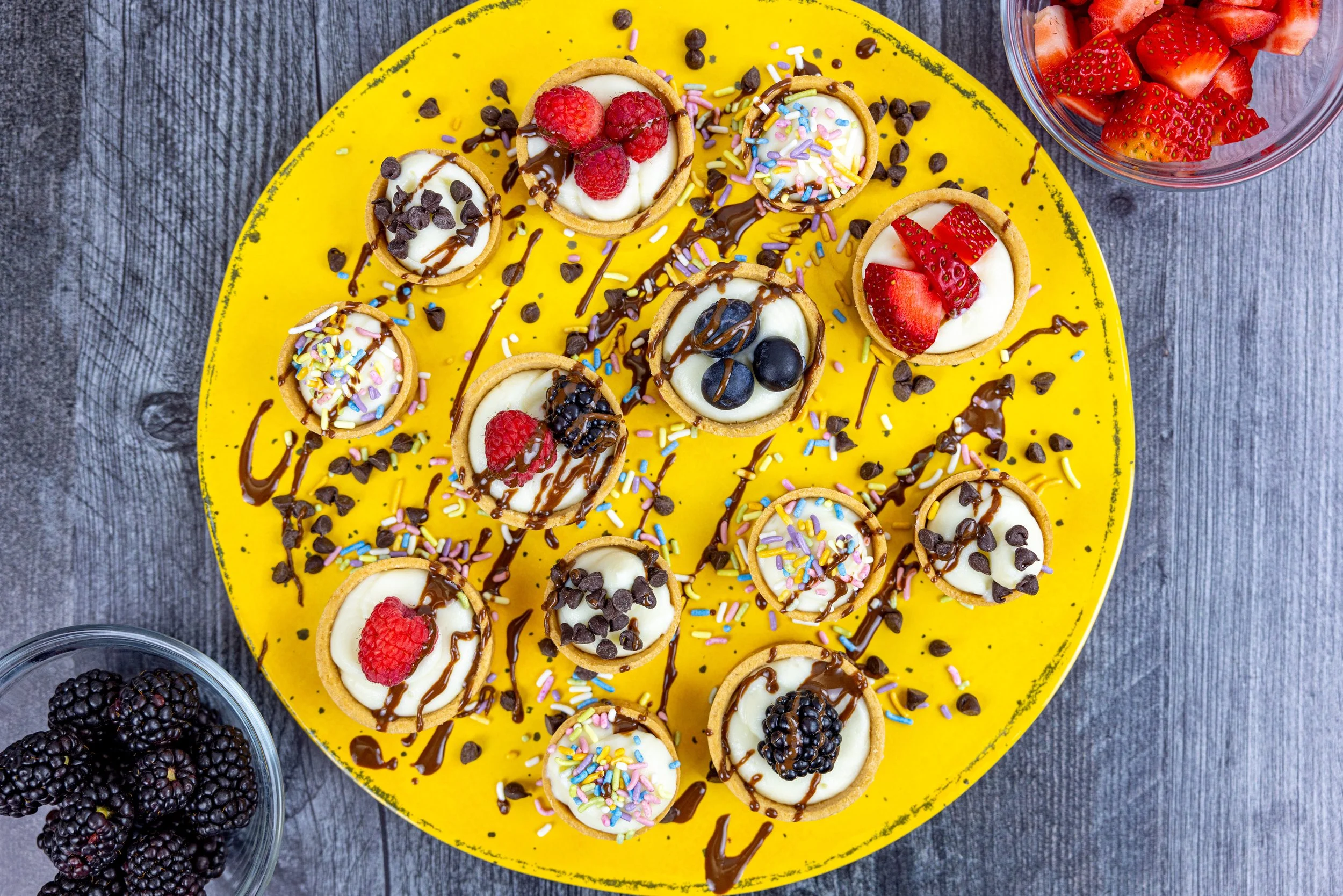 1 1-2 inch and 2 inch Tarts Stylized on Plate-6.jpg