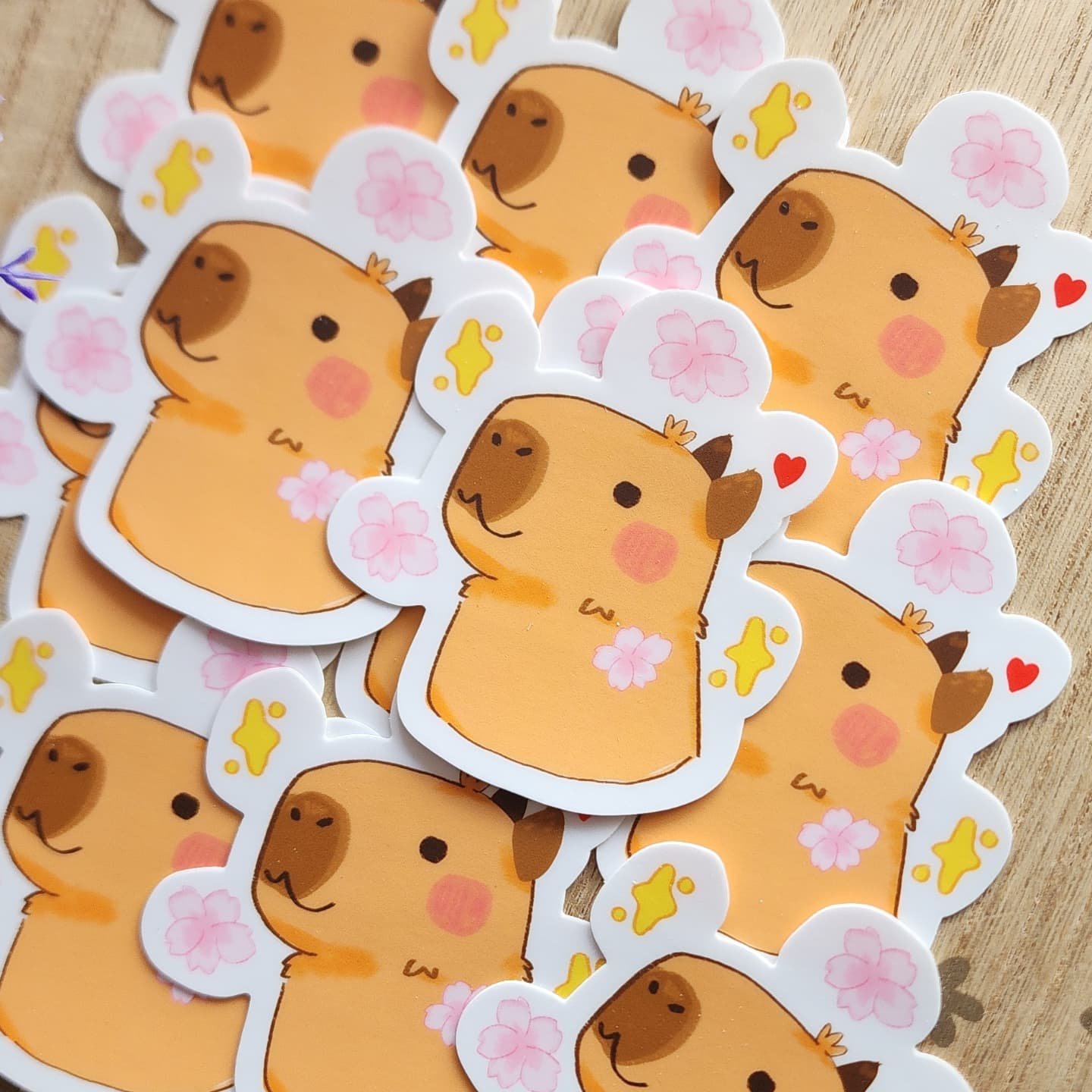 Capybara sticker ✨️🎉

Sometimes the best stickers are the unplanned ones 🤭

This little guy went from doodle, to art, to sticker 😆 and here we are! Lol

Share with someone that loves capybaras!!!! ❤️ 

Do you like capybaras ❤️ ?

#capybara
#capyba