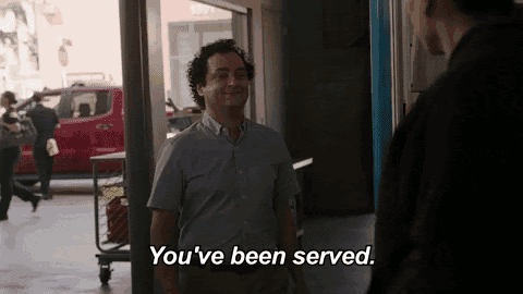 ​You've been served (on Twitter)!