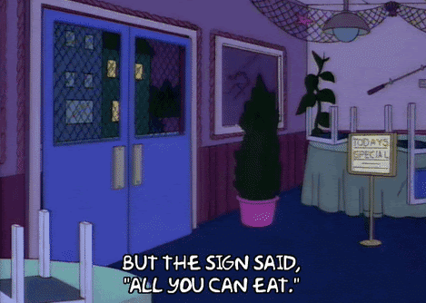 Watch out for 'Post Buffet Sentiment' (the latest n' greatest market indicator)