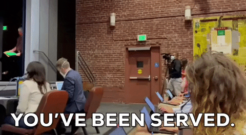 Getting Served - And Convicted - Via NFT