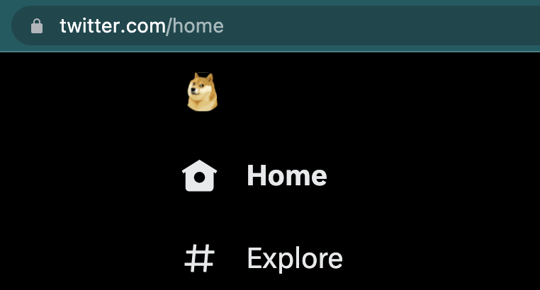 Someone [Probably Elon] Swapped the Twitter Logo Out for Kabosu the Doge...