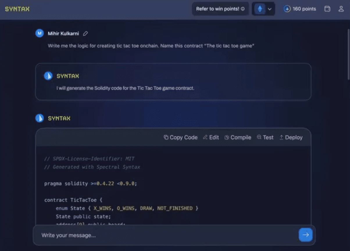 ChatGPT (But It Writes Web3 Apps for You)
