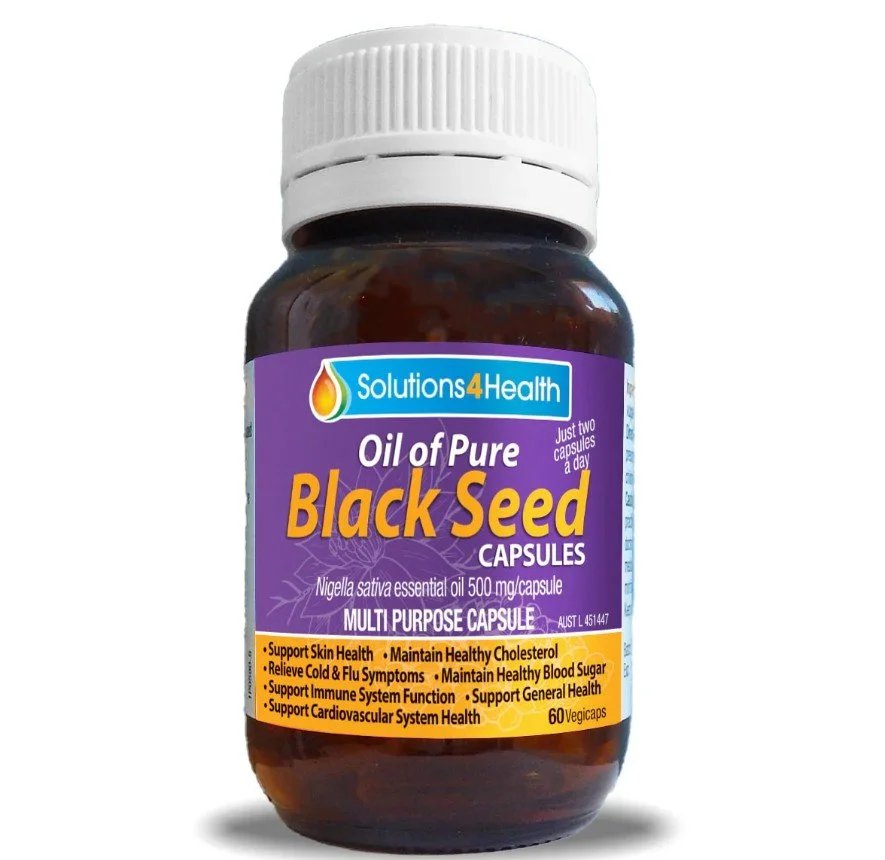 Solutions4Health Black Seed Oil Capsules