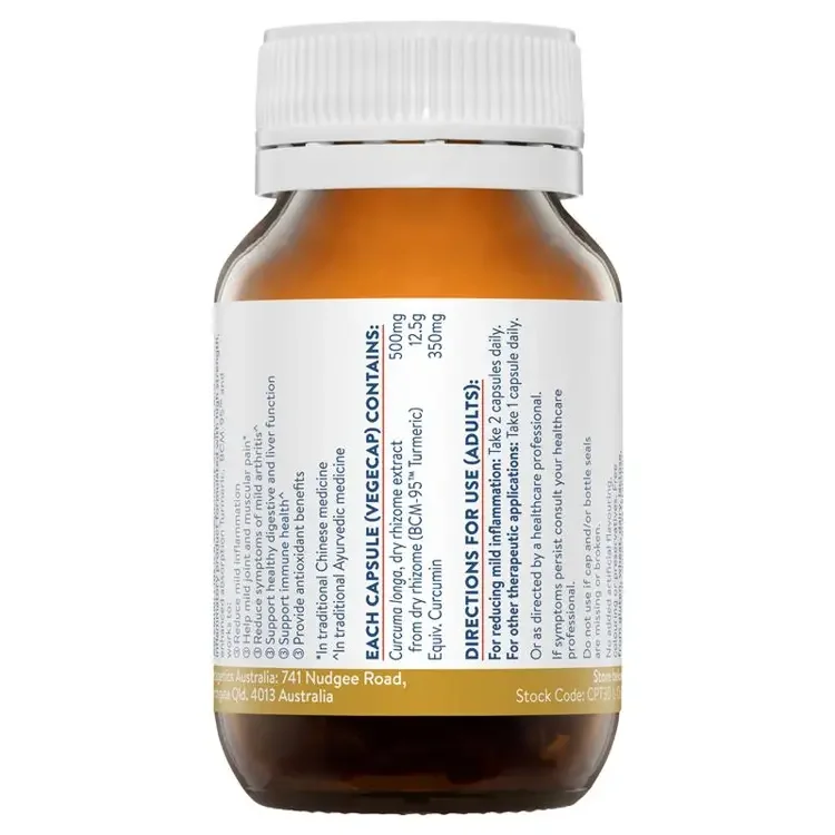 Ethical Nutrients -  Curcumin Plus 30 capsules side.webp