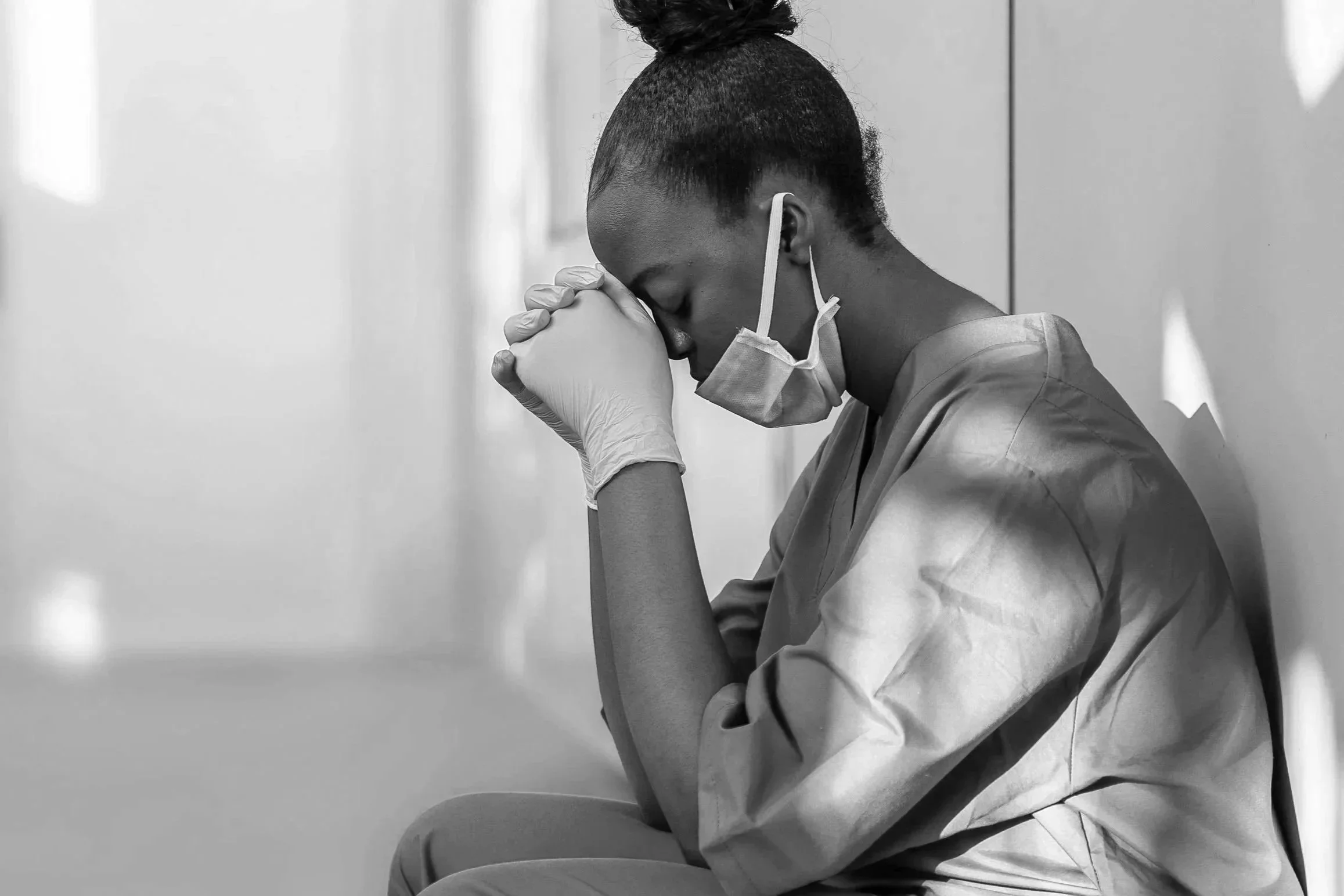 distressed healthcare worker