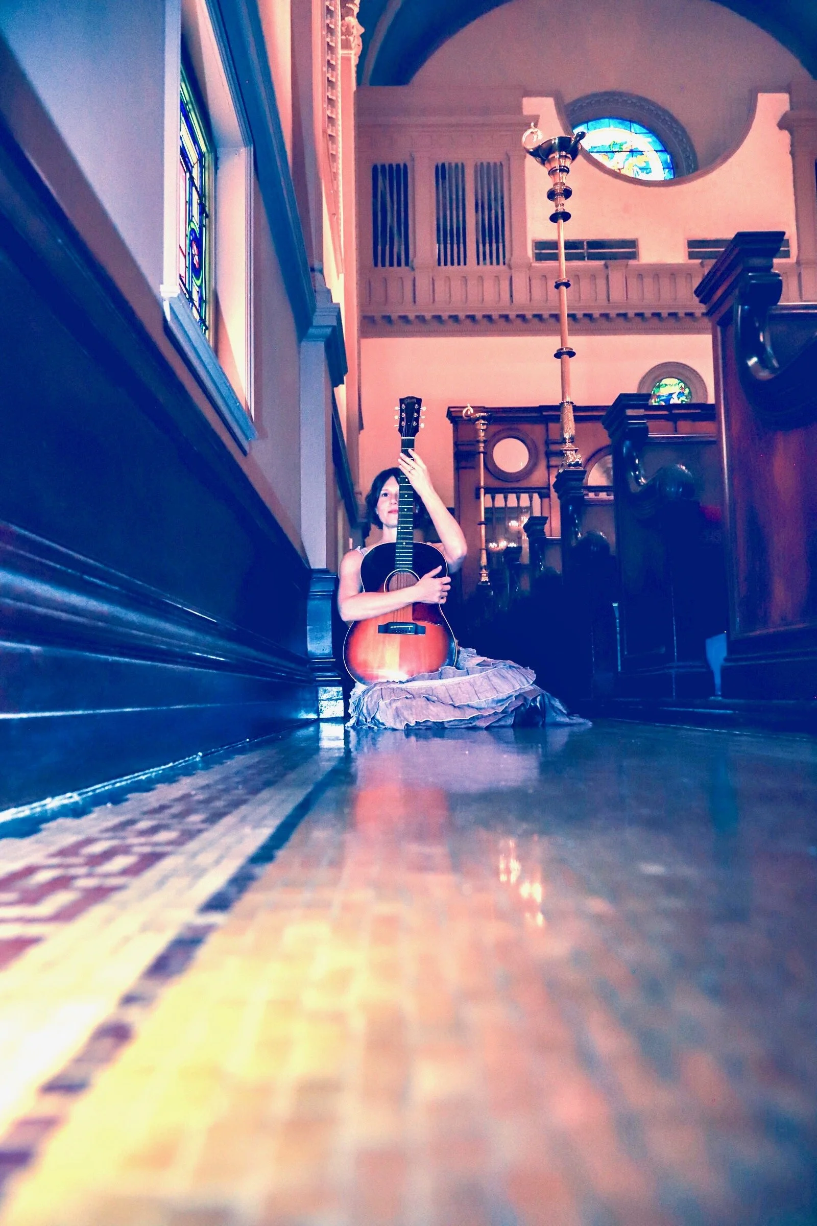 Half head guitar in church.JPEG