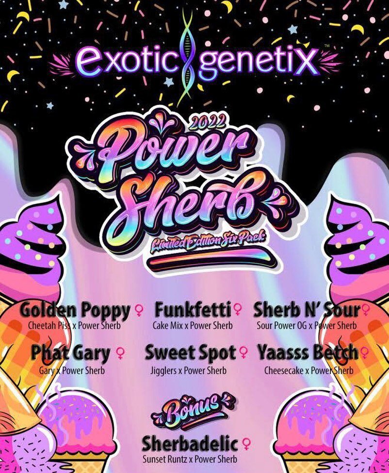 Power Sherb limited edition box set!
🍦💥🍦💥🍦💥🍦💥🍦💥🍦

Packs will NOT be sold individually, if you want them you will have to get the whole package deal! These are very limited and will be gone quickly.

🍦💥🍦💥🍦💥🍦💥🍦💥🍦

What will be inc