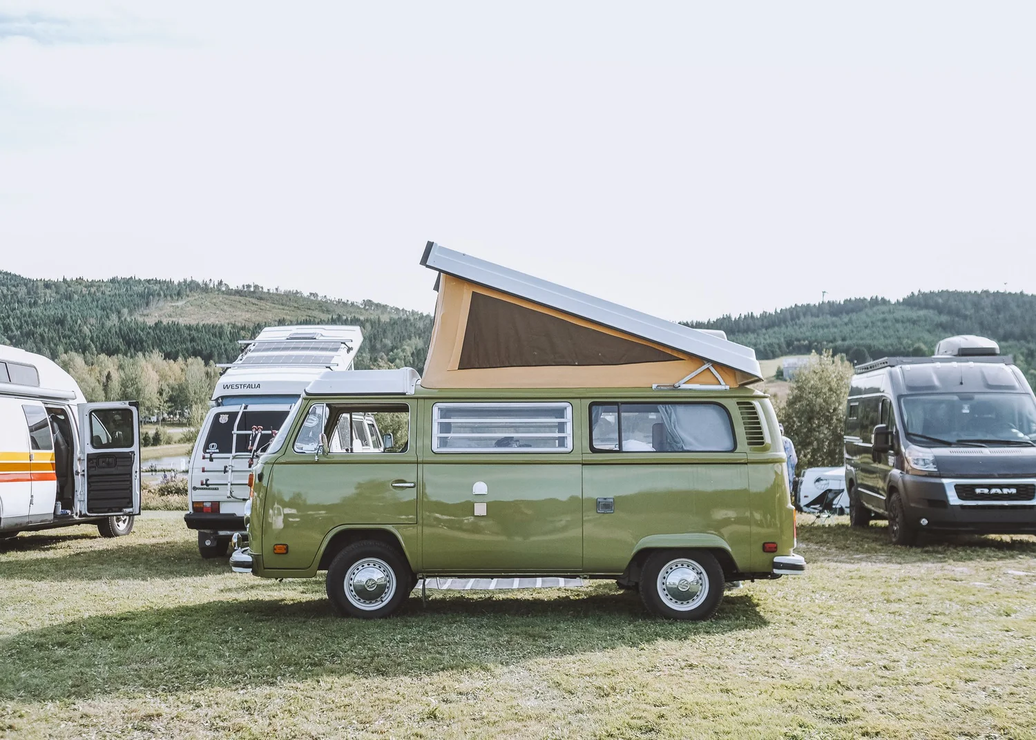 Véhicule aménagé Westfalia, classique de la vanlife au Québec
