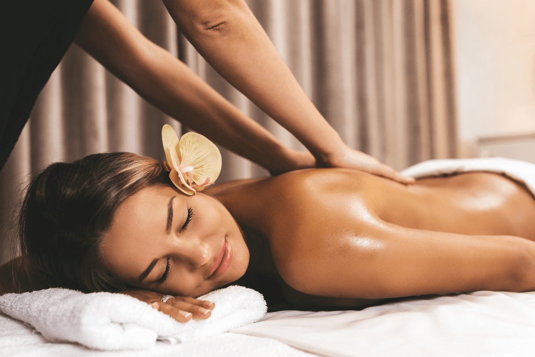 Clean, professional medical spa treatment room with neutral tones at Lalai Day Spa - Middletown in Louisville