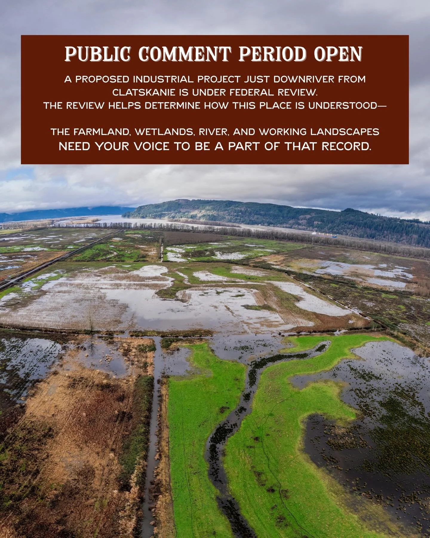 We&rsquo;re interrupting our usual rhythm of CFC news for a moment to share something important.

Public comment is now open for the proposed NEXT Renewable Fuels refinery at Port Westward, just downriver from Clatskanie. The deadline to submit comme