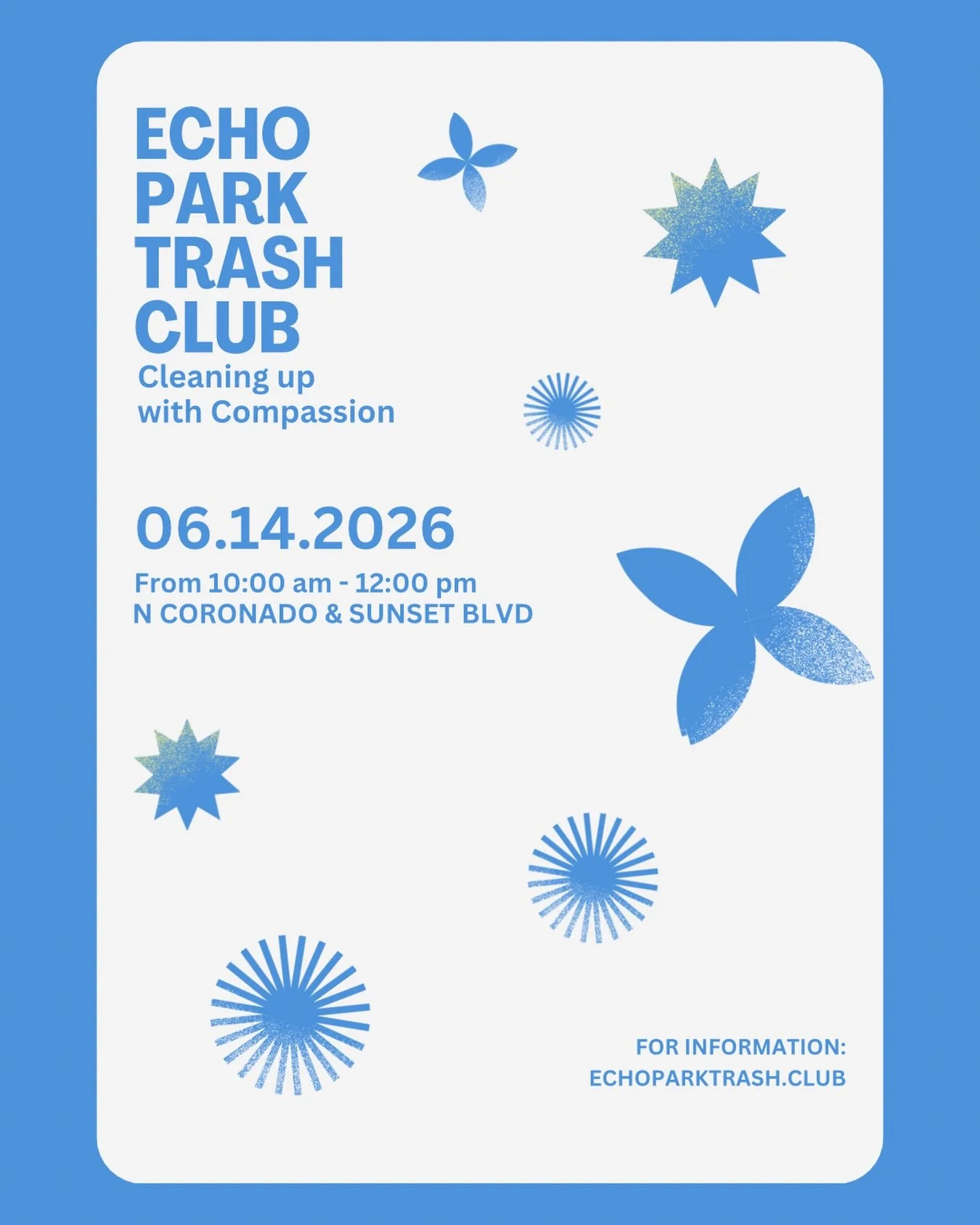 Our streets reflect our community. When we take care of them, we take care of each other. 🌿

Echo Park Trash Club is meeting this Sunday, June 14 from 10AM&ndash;12PM at the corner of N. Coronado St. &amp; Sunset Blvd. All you need is clothes and sh