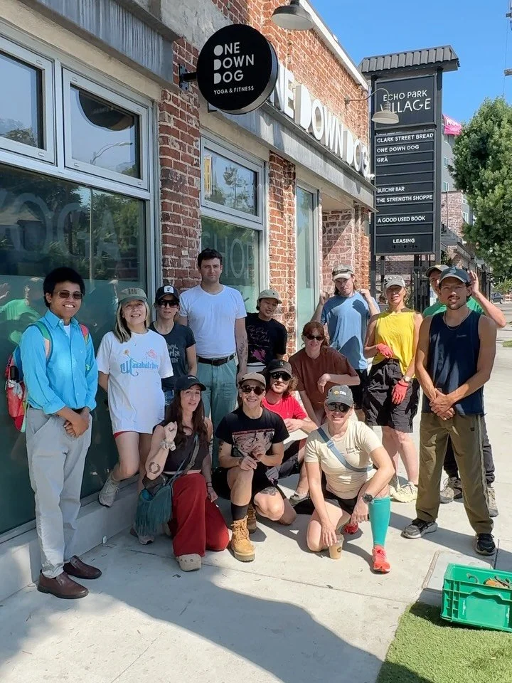 Just look at what a group of civic-minded community members can do together! 🌿✨ Echo Park Trash Club continues to show up for our neighborhood, and this weekend&rsquo;s cleanup was no exception &mdash; beautiful energy, hard work, and real community