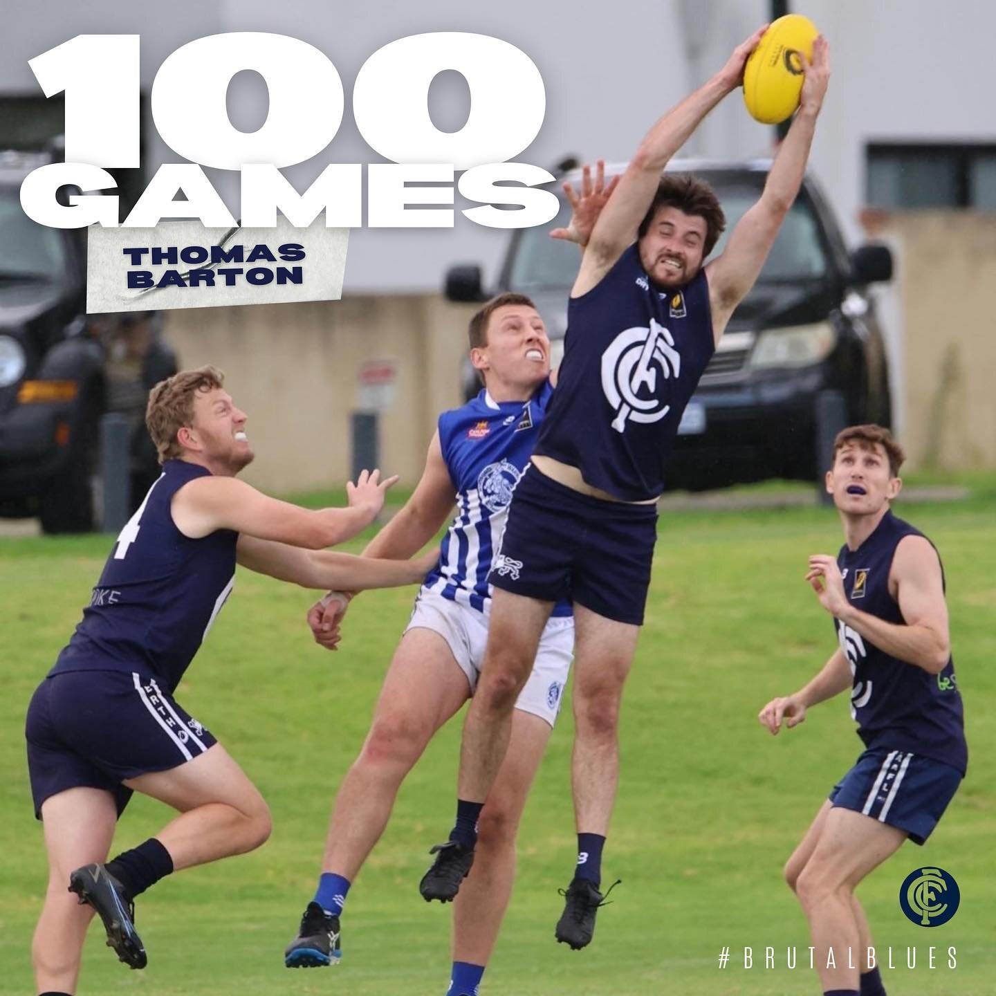 Congrats to @thomasbarton565 who will play his 100th game for the club this weekend for the Reserves side!!

Be sure to go down and support Barto at Kalamunda and celebrate this huge milestone ❗️
