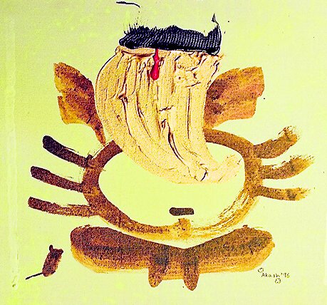 Solo exhibition of Akash Raj Halankar on a collection of paintings on Lord Ganesh, at the Nehru Centre Art Gallery, India