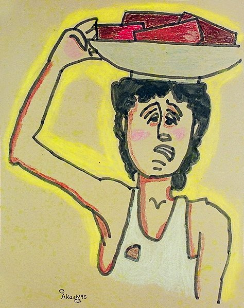 Solo exhibition of Akash Raj Halankar on a collection of paintings on children, at the Nehru Centre Art Gallery, India