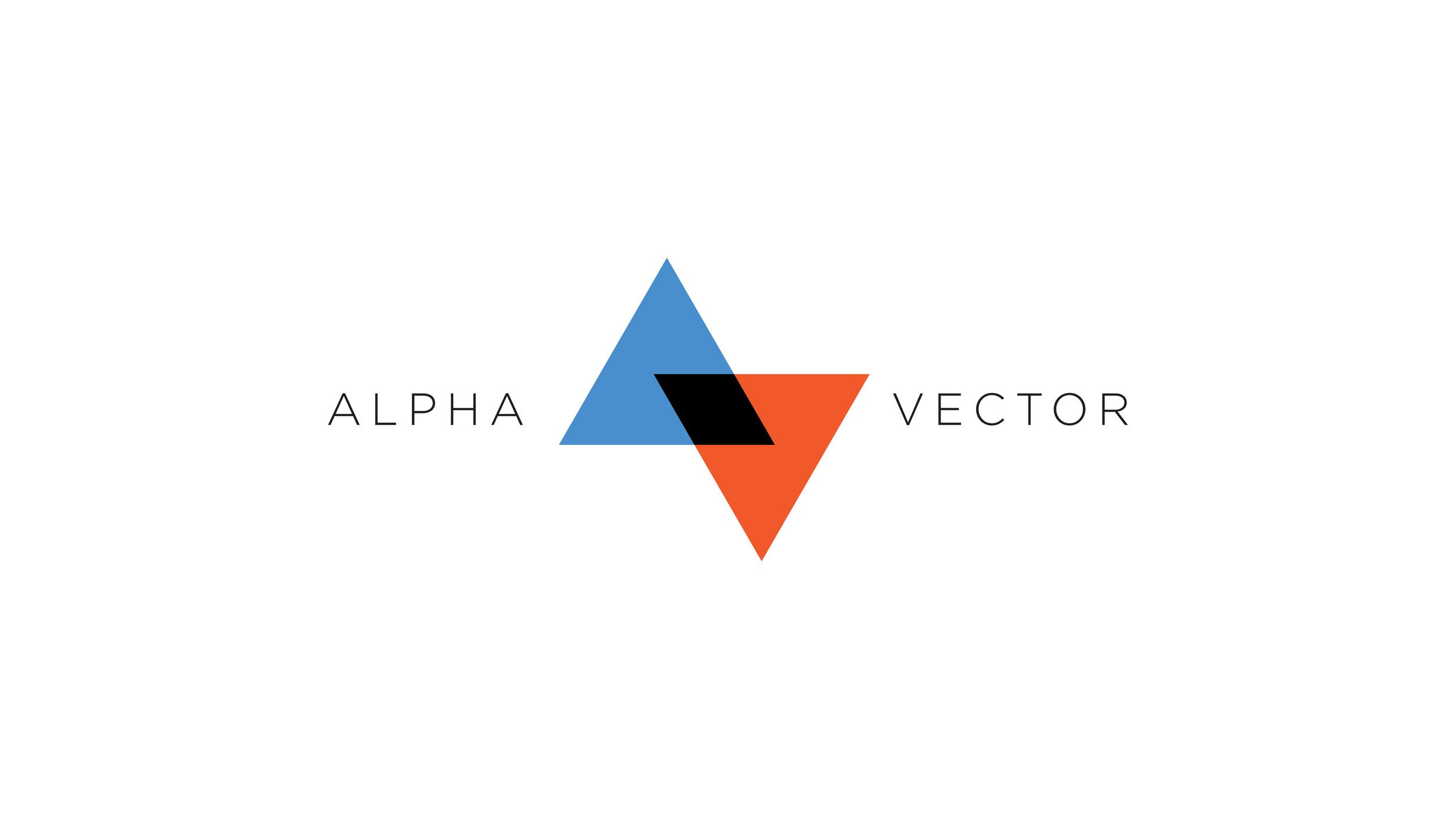 Alpha Vector Brand Logo Design by award winning Indian Designer