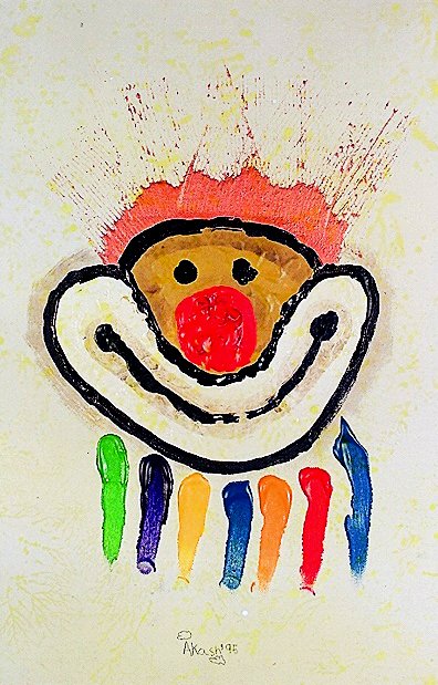 Solo exhibition of Akash Raj Halankar on a collection of paintings on children, at the Nehru Centre Art Gallery, India